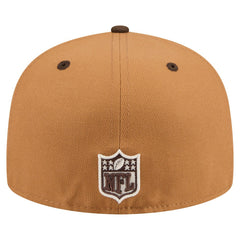 Atlanta Falcons New Era Two-Tone Walnut 59FIFTY Fitted Hat Light Brown/Dark Brown | NFL
