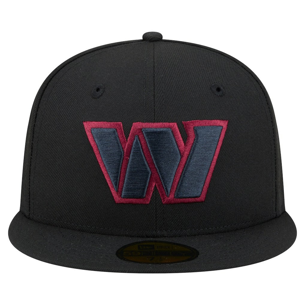 Washington Commanders New Era Color Pop 59FIFTY Fitted Hat Black | NFL