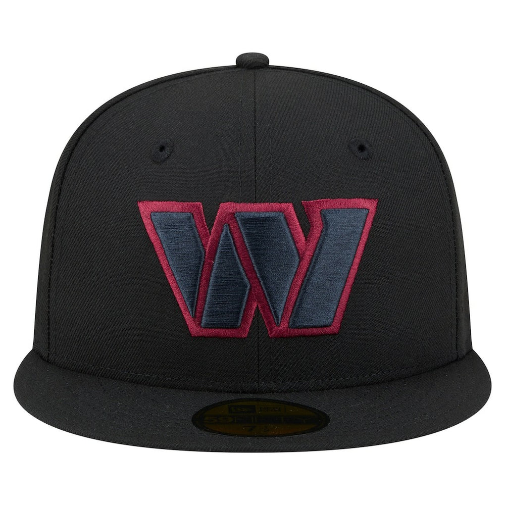 Washington Commanders New Era Color Pop 59FIFTY Fitted Hat Black | NFL