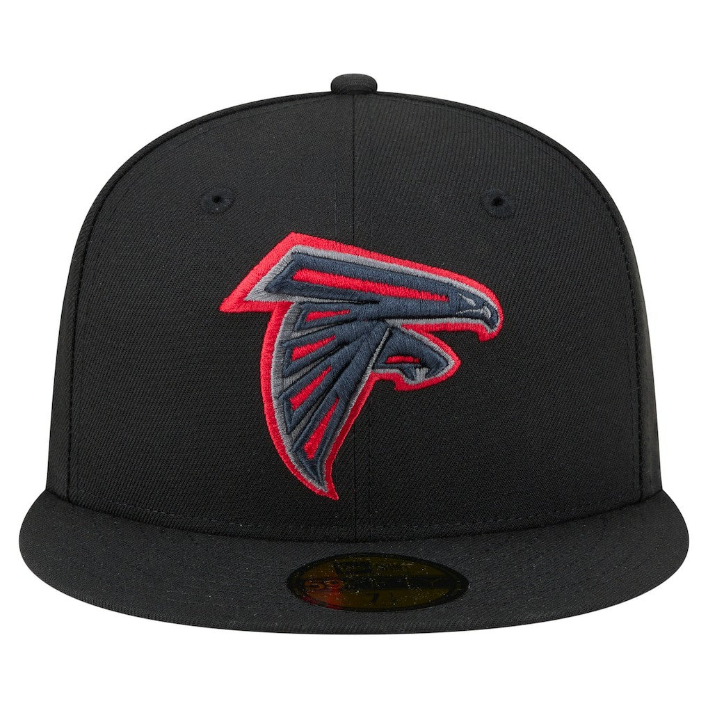 Atlanta Falcons New Era Color Pop 59FIFTY Fitted Hat Black | NFL