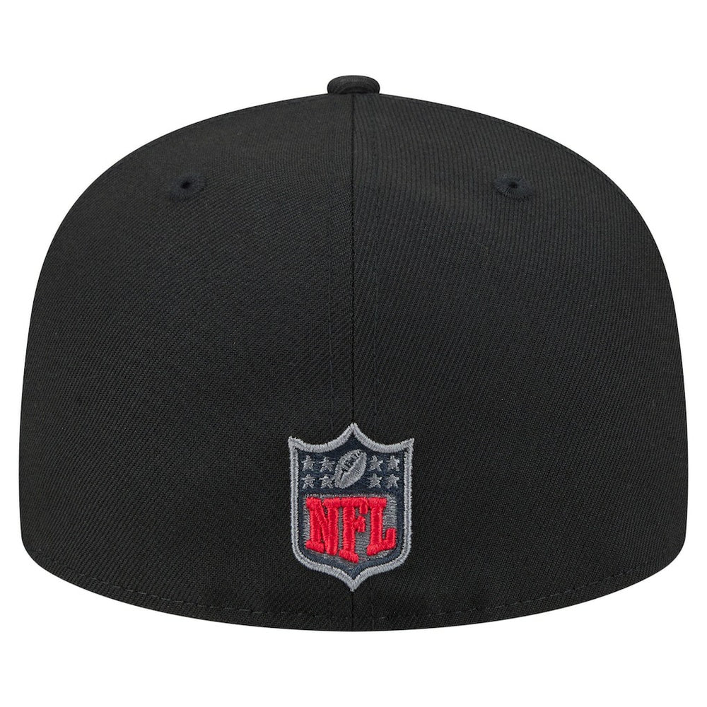 Atlanta Falcons New Era Color Pop 59FIFTY Fitted Hat Black | NFL