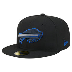 Buffalo Bills New Era Color Pop 59FIFTY Fitted Hat Black | NFL