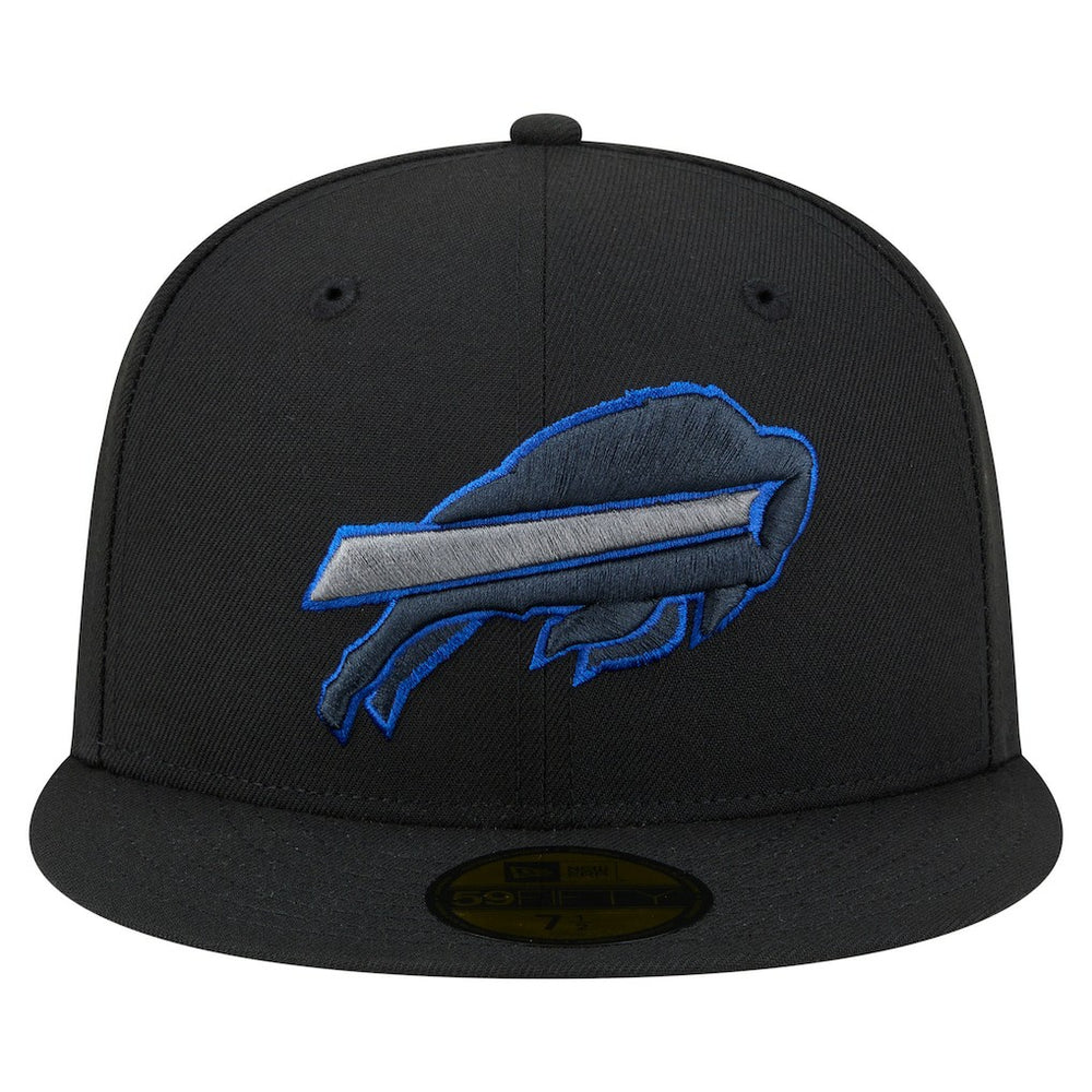 Buffalo Bills New Era Color Pop 59FIFTY Fitted Hat Black | NFL