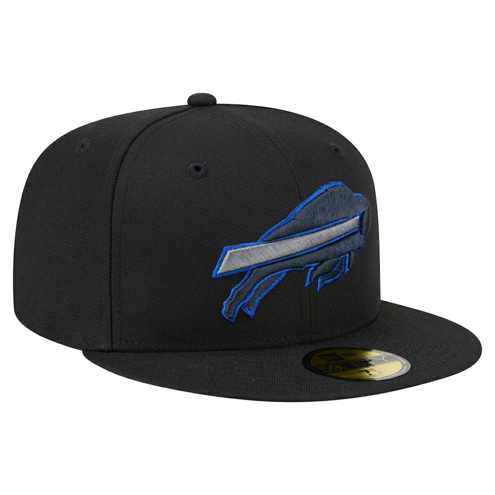 Buffalo Bills New Era Color Pop 59FIFTY Fitted Hat Black | NFL