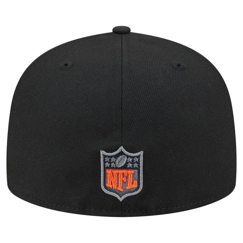 Chicago Bears New Era Color Pop 59FIFTY Fitted Hat Black | NFL
