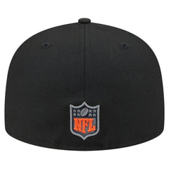Chicago Bears New Era Color Pop 59FIFTY Fitted Hat Black | NFL