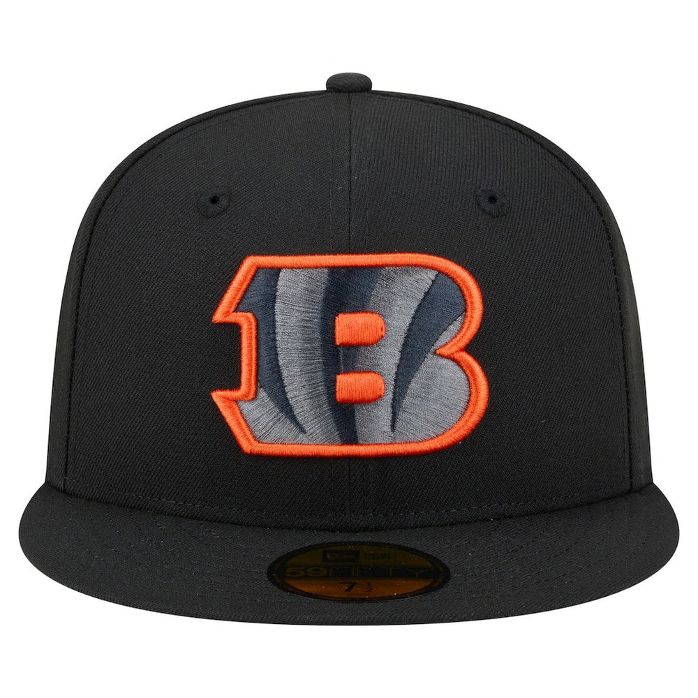 Cincinnati Bengals New Era Color Pop 59FIFTY Fitted Hat Black | NFL