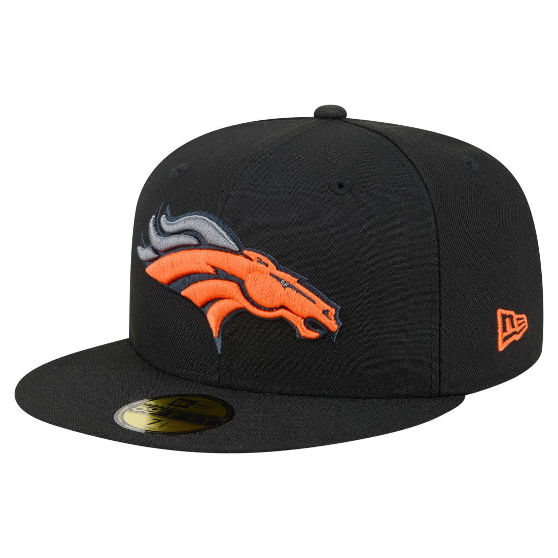Denver Broncos New Era Color Pop 59FIFTY Fitted Hat Black | NFL