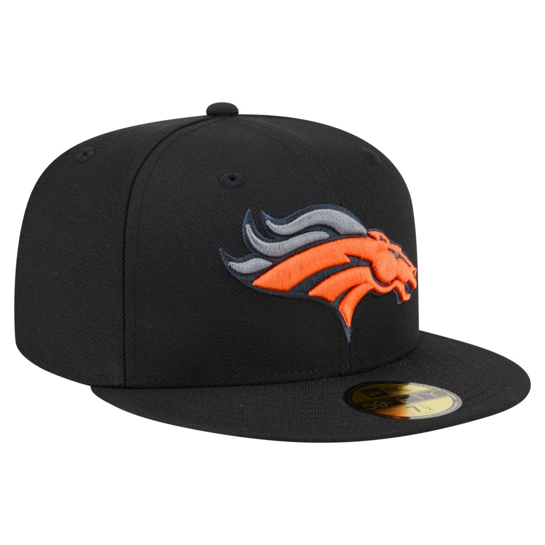 Denver Broncos New Era Color Pop 59FIFTY Fitted Hat Black | NFL