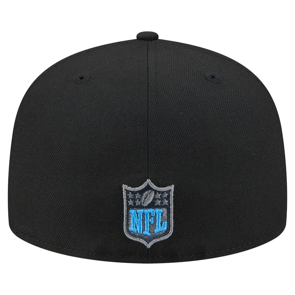 Detroit Lions New Era Color Pop 59FIFTY Fitted Hat Black | NFL