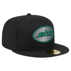 New York Jets New Era Color Pop 59FIFTY Fitted Hat Black | NFL