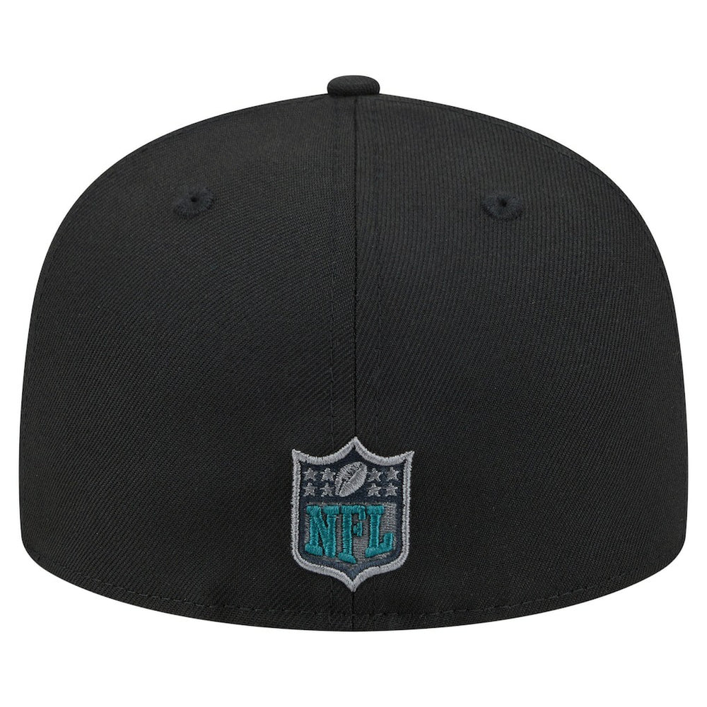 Philadelphia Eagles New Era Color Pop 59FIFTY Fitted Hat Black | NFL