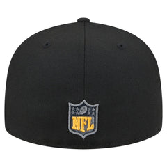 Pittsburgh Steelers New Era Color Pop 59FIFTY Fitted Hat Black | NFL