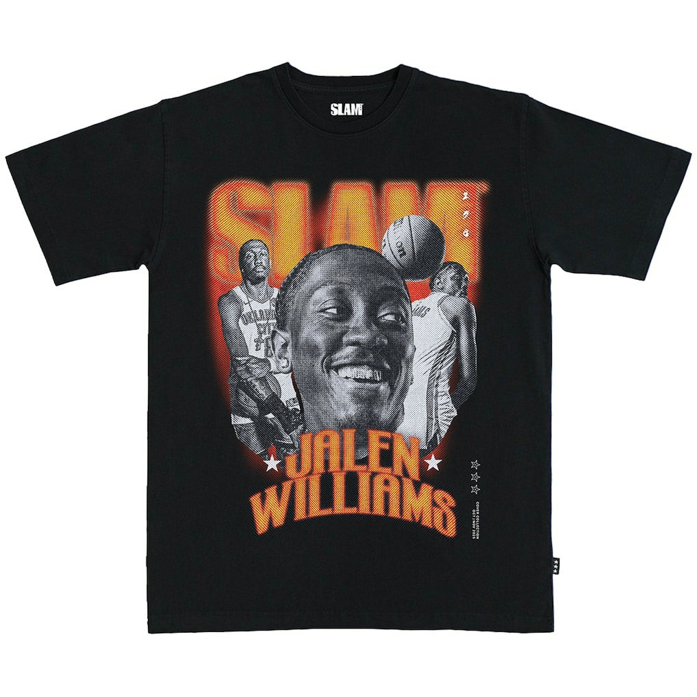 Jalen Williams Oklahoma City Thunder SLAM Unisex Slam Remix Heavyweight T-Shirt Black - NBA