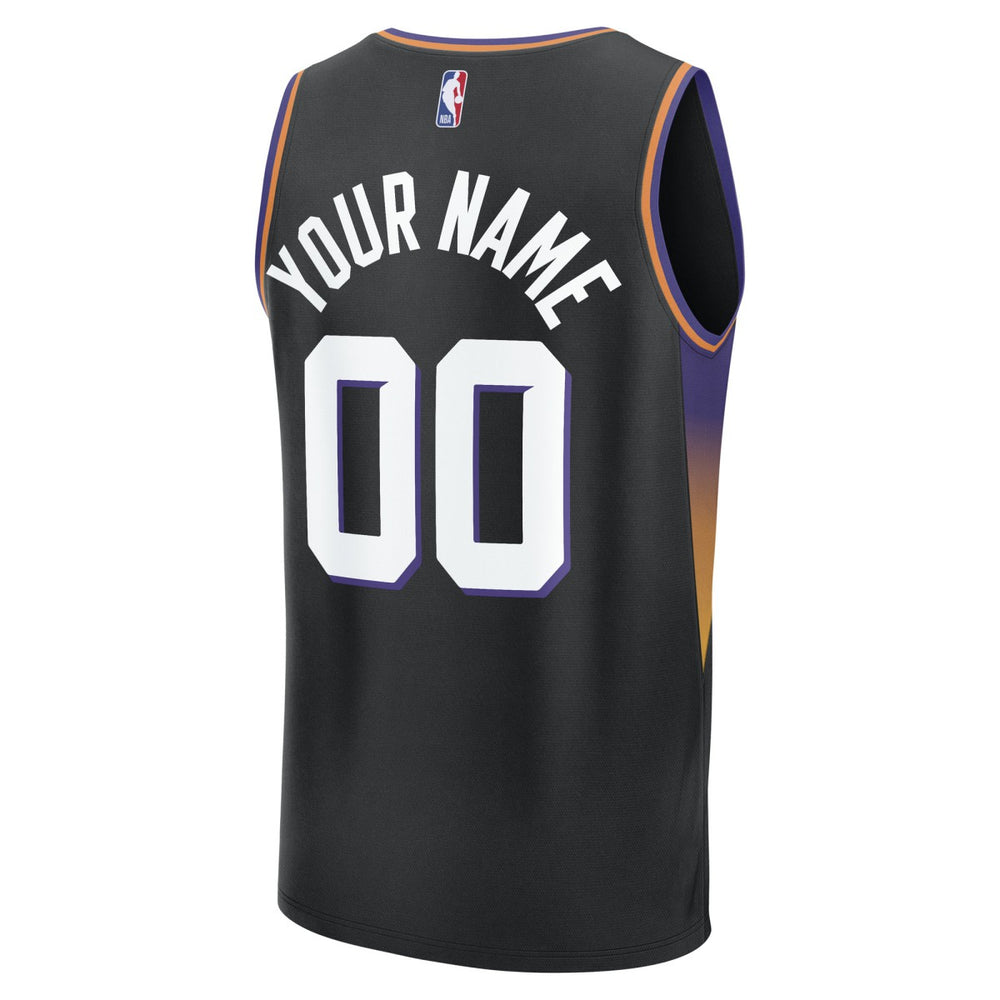 Phoenix Suns Fastbreak Custom Jersey Statement Edition Black - NBA