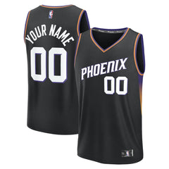 Phoenix Suns Youth Fastbreak Custom Jersey Statement Edition Black - NBA