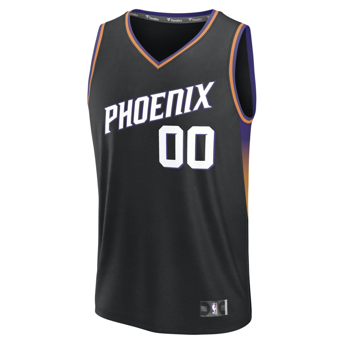 Phoenix Suns Youth Fastbreak Custom Jersey Statement Edition Black - NBA