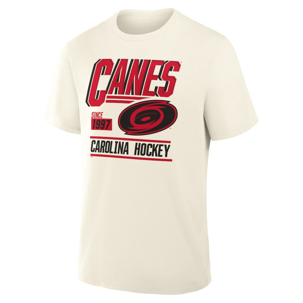 Carolina Hurricanes Fanatics Male Legacy T-Shirt - Cream - NHL