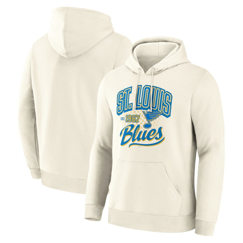 St. Louis Blues Fanatics Legacy Hoodie - Cream - NHL