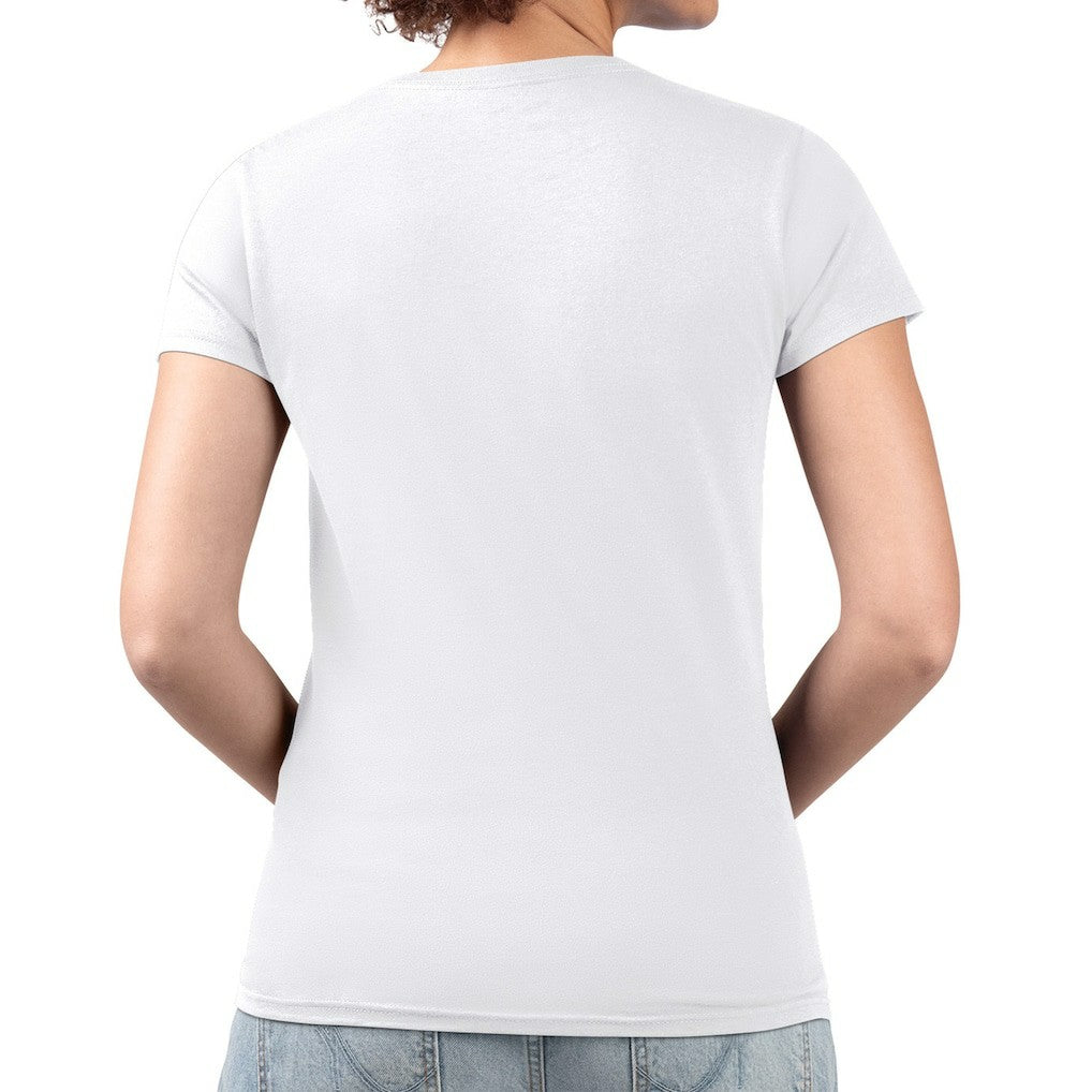 Indiana Pacers G-III 4Her by Carl Banks Women's Super-Slim-Fit Metallic Drop Lightweight V-Neck T-Shirt White - NBA