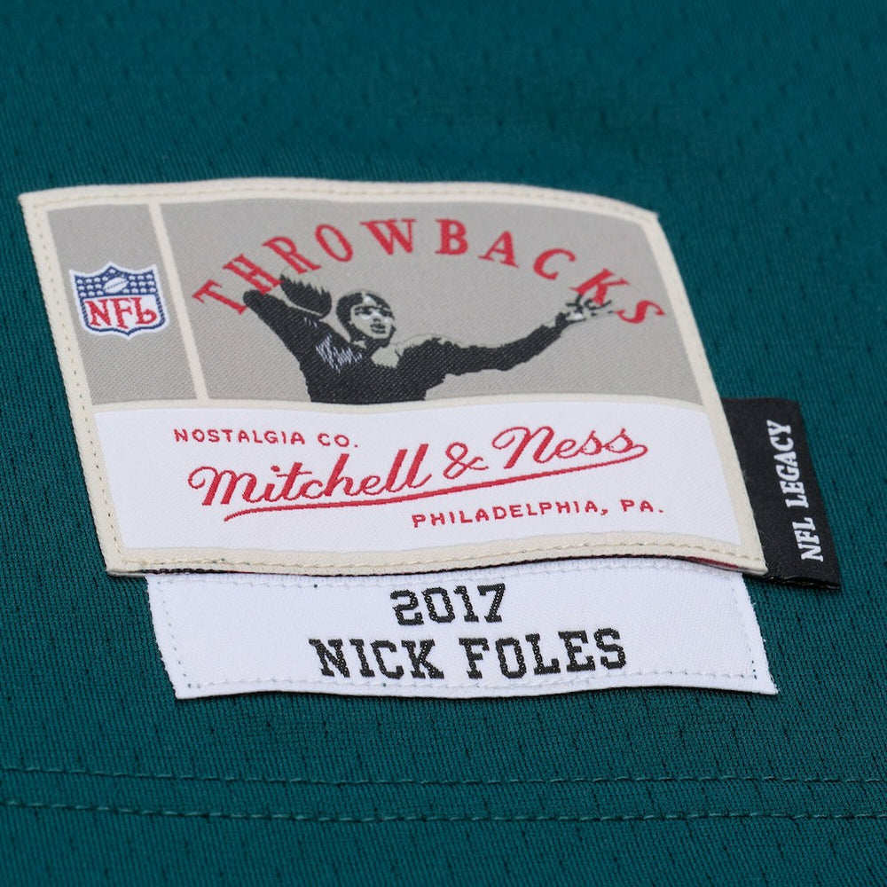 Nick Foles Philadelphia Eagles Legacy Replica Jersey Midnight Green | Mitchell & Ness