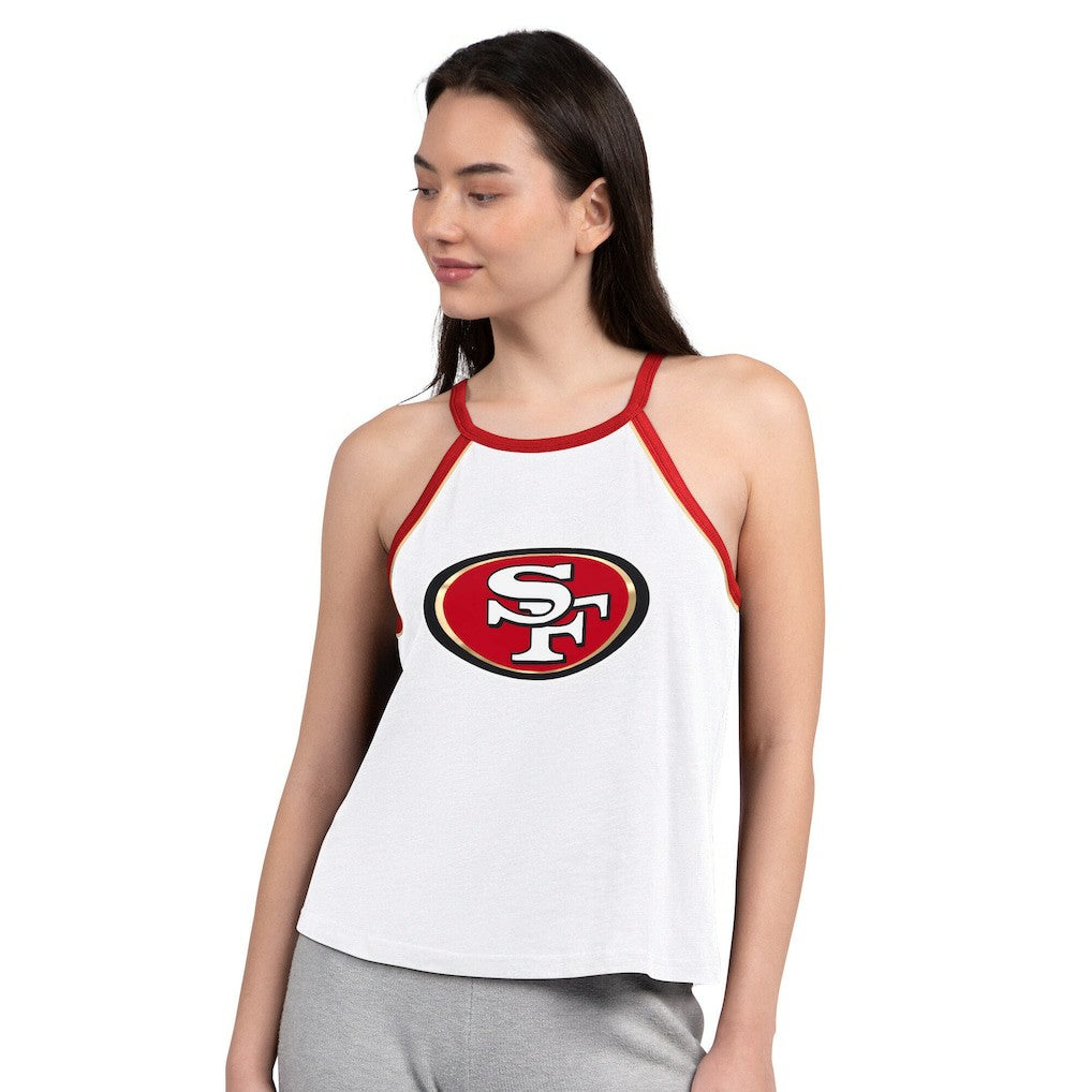 San Francisco 49ers G-III 4Her by Carl Banks Women's Redemption Win Slub Tank Top White | NFL