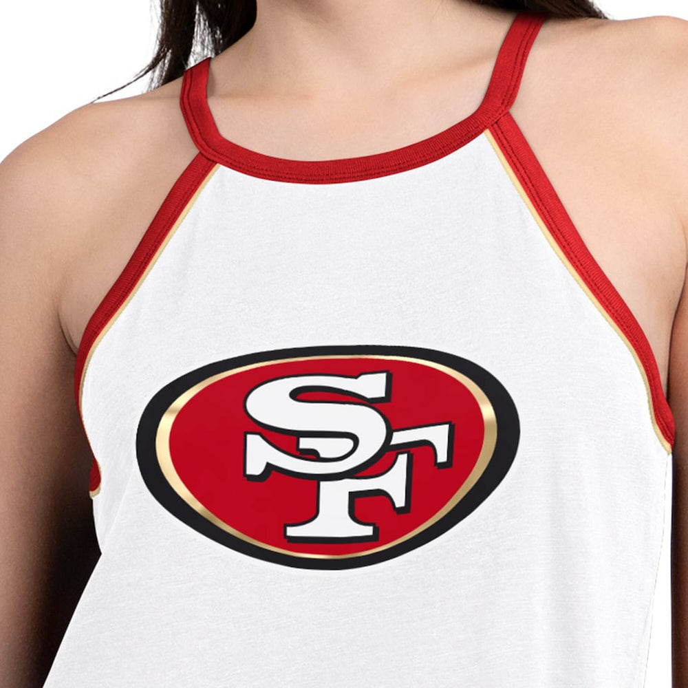 San Francisco 49ers G-III 4Her by Carl Banks Women's Redemption Win Slub Tank Top White | NFL