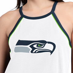 Seattle Seahawks G-III 4Her by Carl Banks Women's Redemption Win Slub Tank Top White | NFL