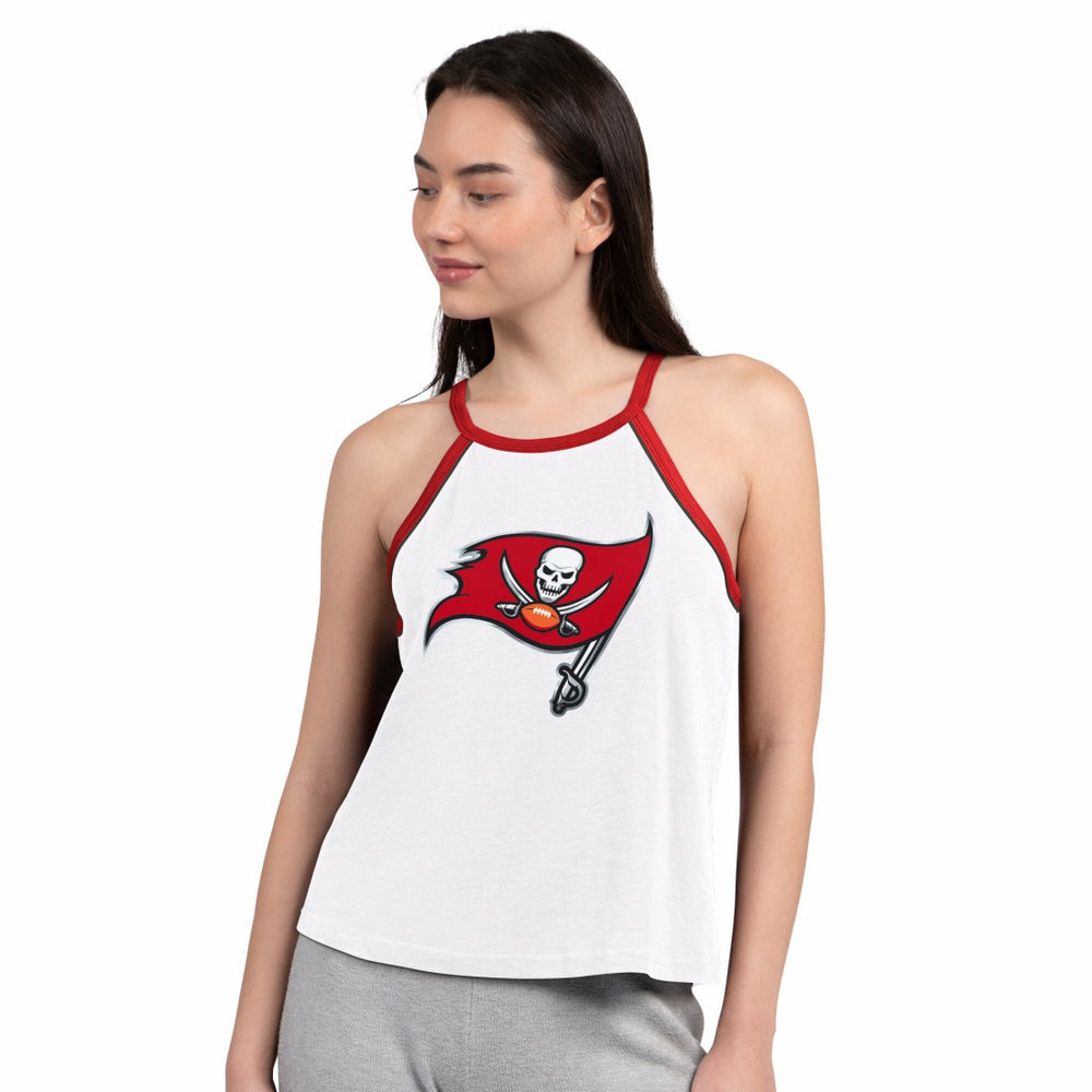 Tampa Bay Buccaneers G-III 4Her by Carl Banks Women's Redemption Win Slub Tank Top White | NFL