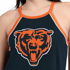 Chicago Bears G-III 4Her by Carl Banks Women's Redemption Win Slub Tank Top Navy | NFL