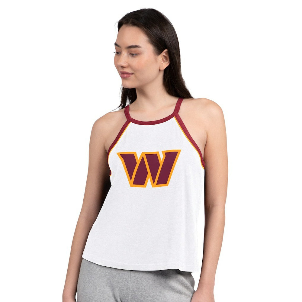Washington Commanders G-III 4Her by Carl Banks Women's Redemption Win Slub Tank Top White | NFL