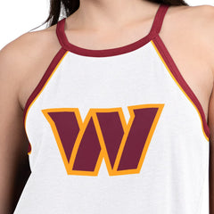 Washington Commanders G-III 4Her by Carl Banks Women's Redemption Win Slub Tank Top White | NFL