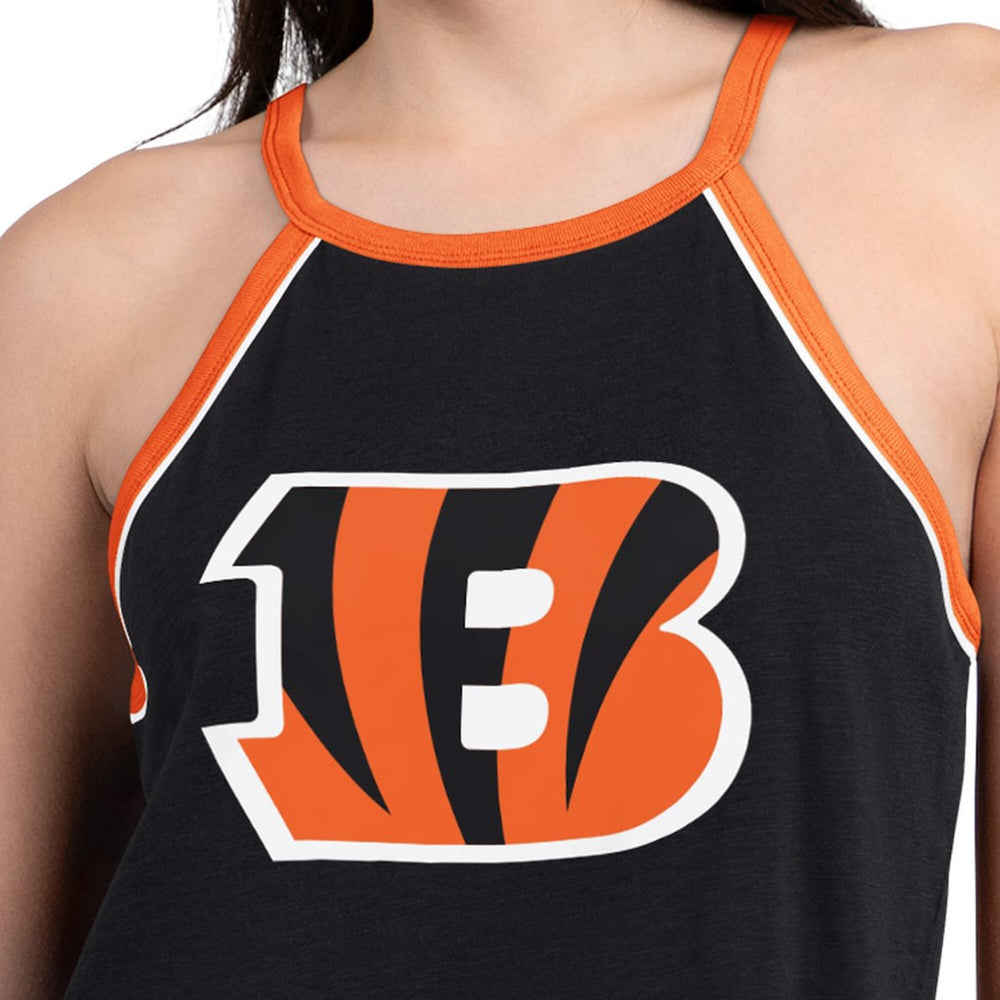 Cincinnati Bengals G-III 4Her by Carl Banks Women's Redemption Win Slub Tank Top Black | NFL