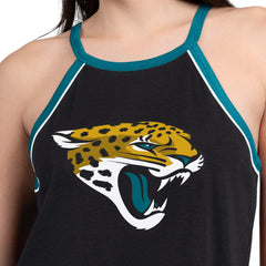 Jacksonville Jaguars G-III 4Her by Carl Banks Women's Redemption Win Slub Tank Top Black | NFL