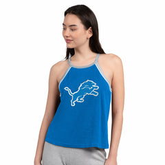 Detroit Lions G-III 4Her by Carl Banks Women's Redemption Win Slub Tank Top Royal | NFL
