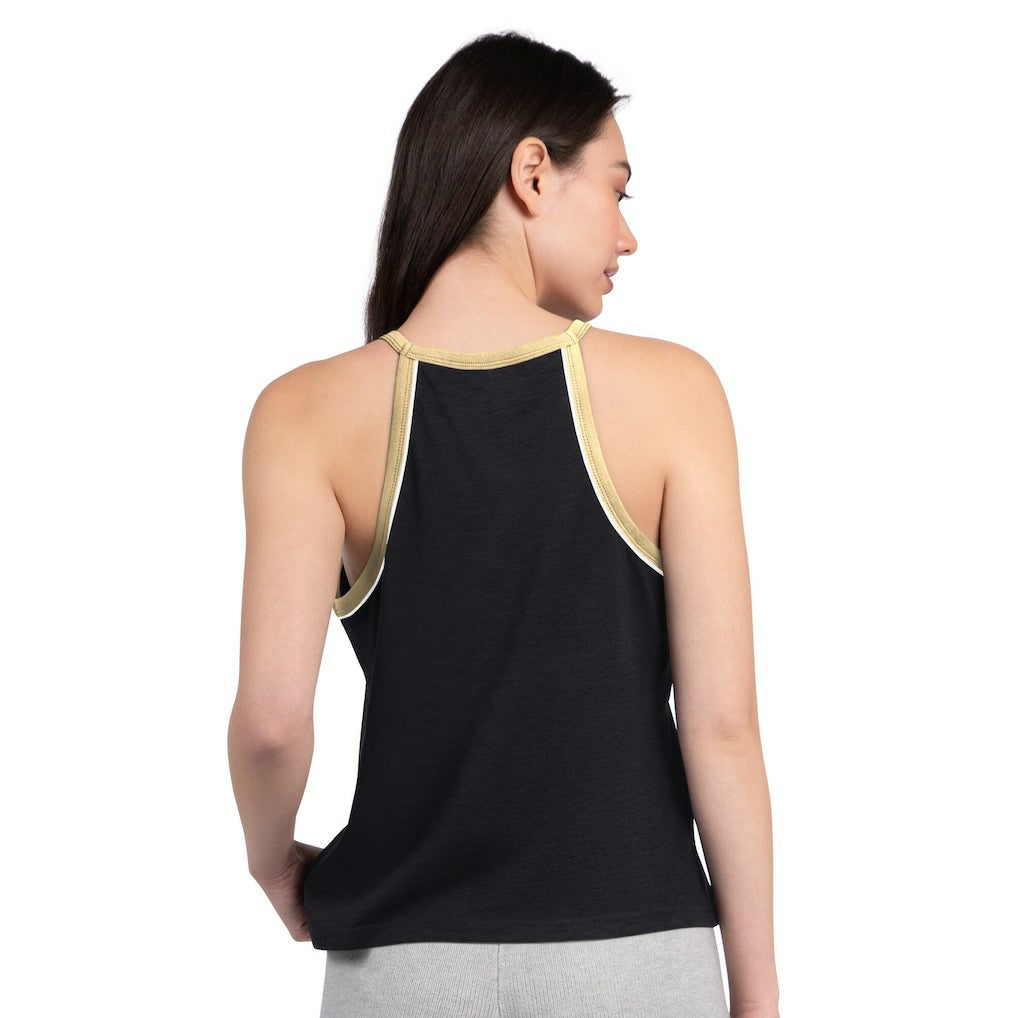 New Orleans Saints G-III 4Her by Carl Banks Women's Redemption Win Slub Tank Top Black | NFL