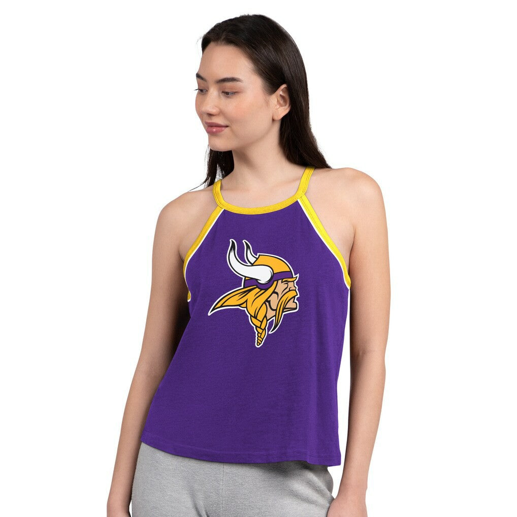 Minnesota Vikings G-III 4Her by Carl Banks Women's Redemption Win Slub Tank Top Purple | NFL