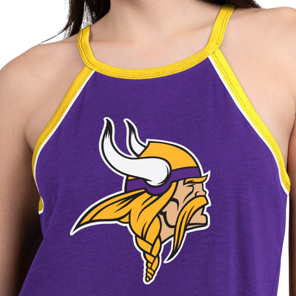Minnesota Vikings G-III 4Her by Carl Banks Women's Redemption Win Slub Tank Top Purple | NFL