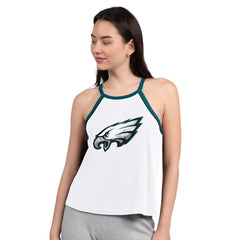 Philadelphia Eagles G-III 4Her by Carl Banks Women's Redemption Win Slub Tank Top White | NFL