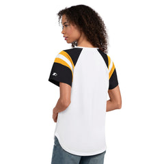 Pittsburgh Steelers Starter Women's Game On Notch Neck T-Shirt White | NFL