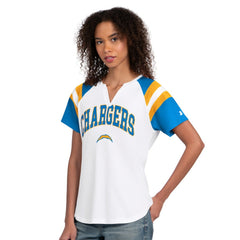 Los Angeles Chargers Starter Women's Game On Notch Neck T-Shirt White | NFL