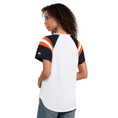 Cincinnati Bengals Starter Women's Game On Notch Neck T-Shirt White | NFL