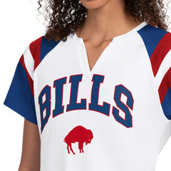Buffalo Bills Starter Women's Game On Notch Neck T-Shirt White | NFL