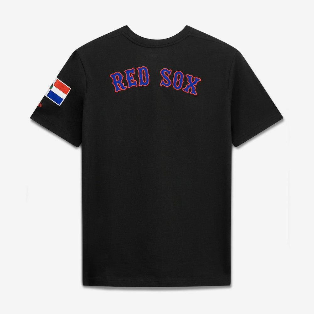 Boston Red Sox New Era Dominican Republic Country Flag T-Shirt - MLB