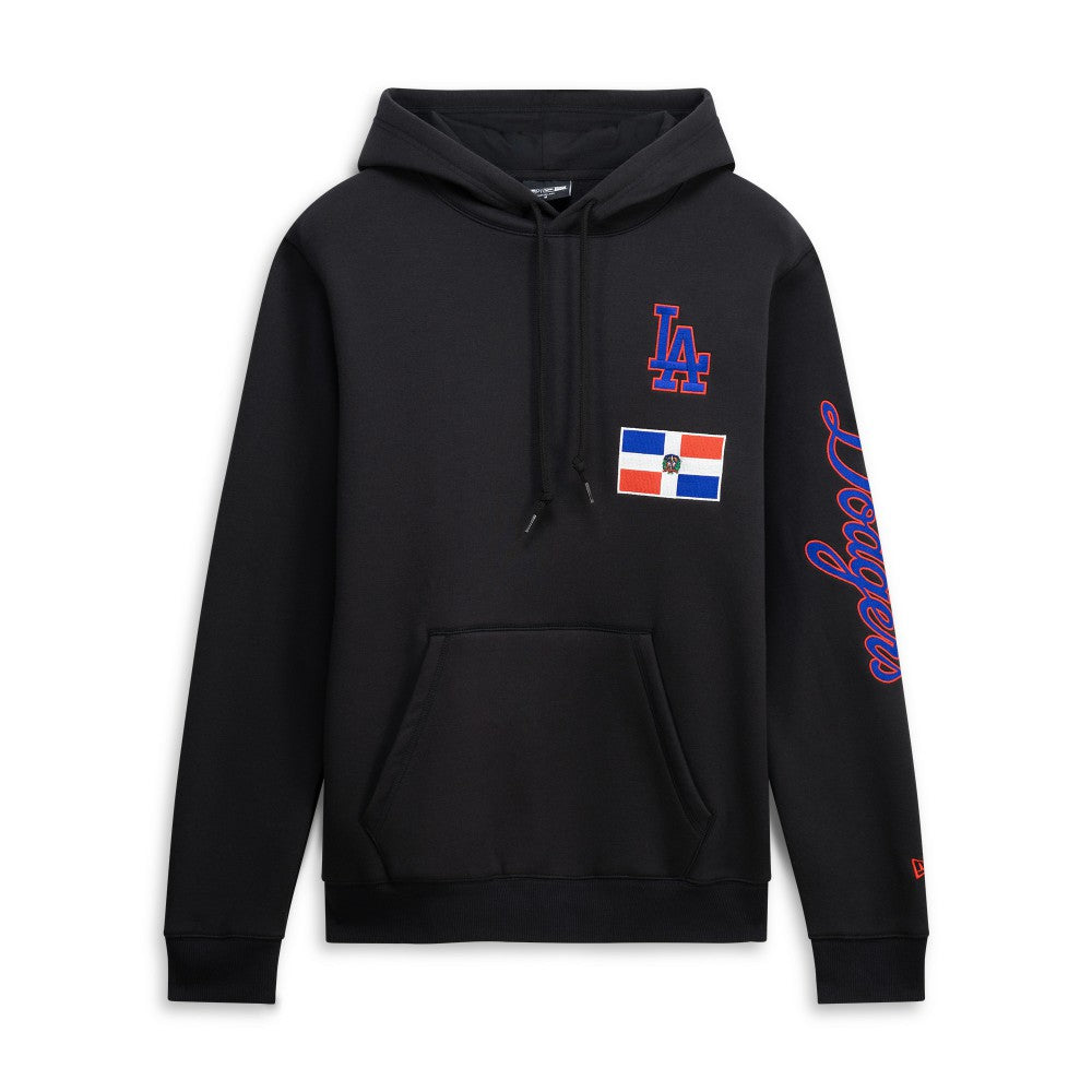 Los Angeles Dodgers New Era Dominican Republic Country Flag Hoodie - MLB