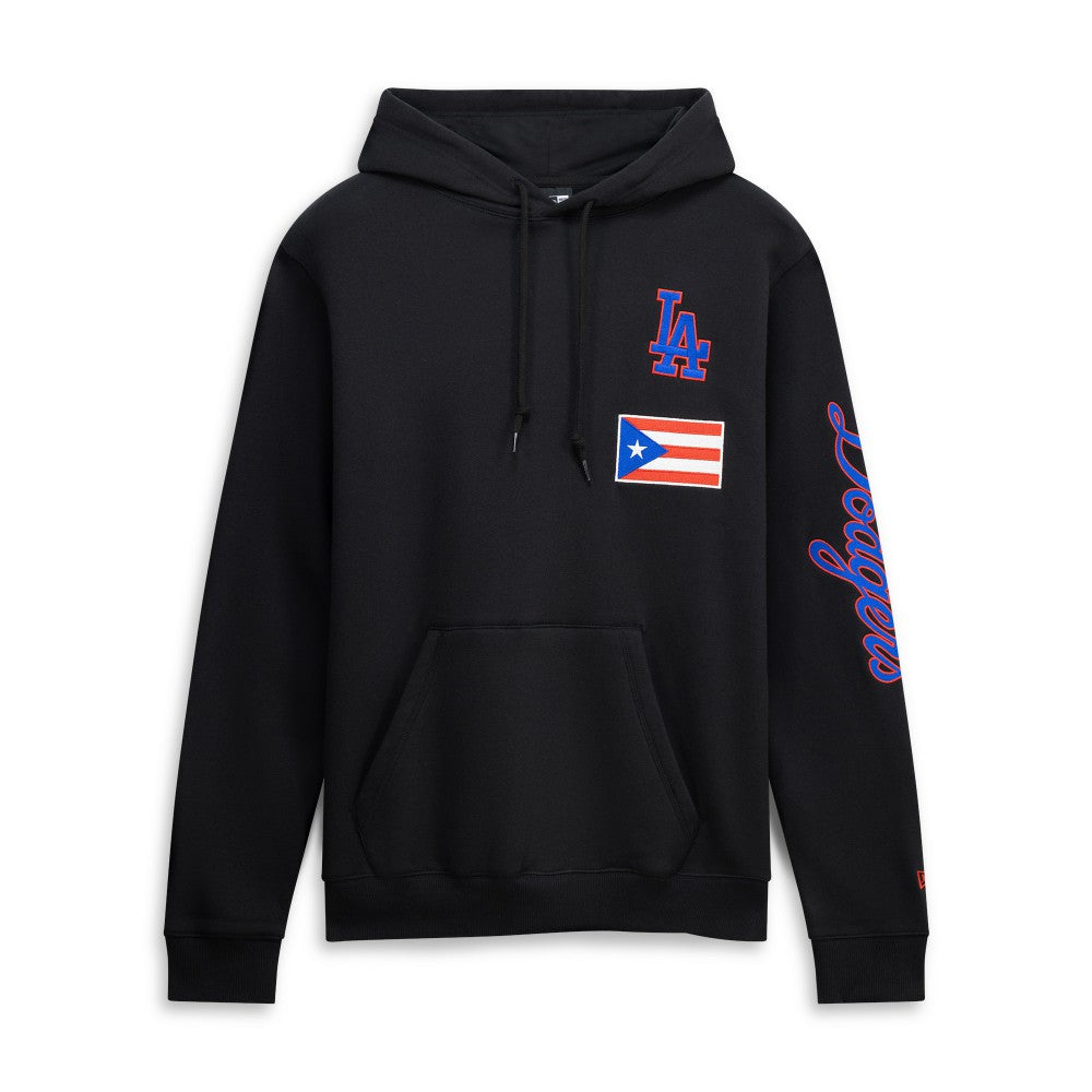 Los Angeles Dodgers New Era Puerto Rico Country Flag Hoodie - MLB