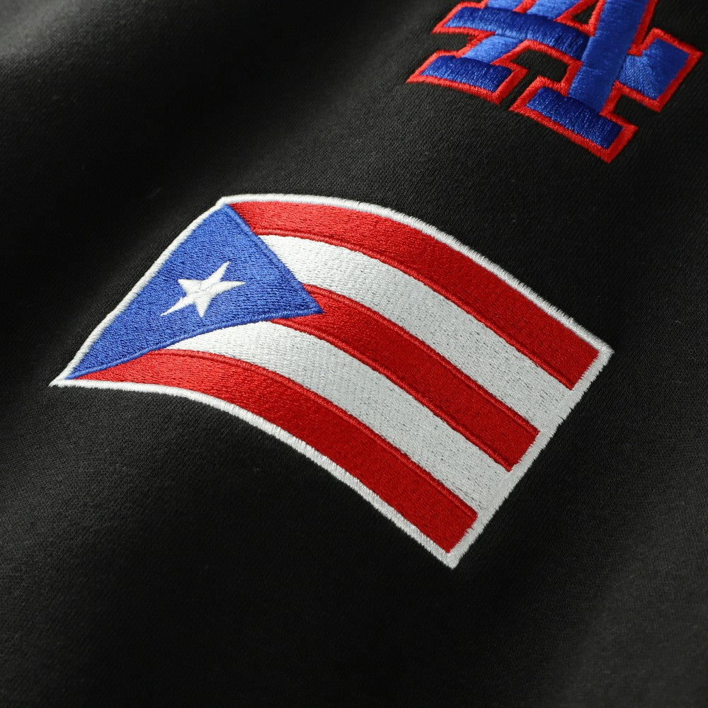 Los Angeles Dodgers New Era Puerto Rico Country Flag Hoodie - MLB