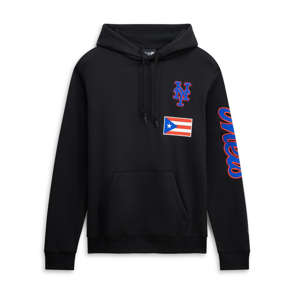 New York Mets New Era Puerto Rico Country Flag Hoodie - MLB