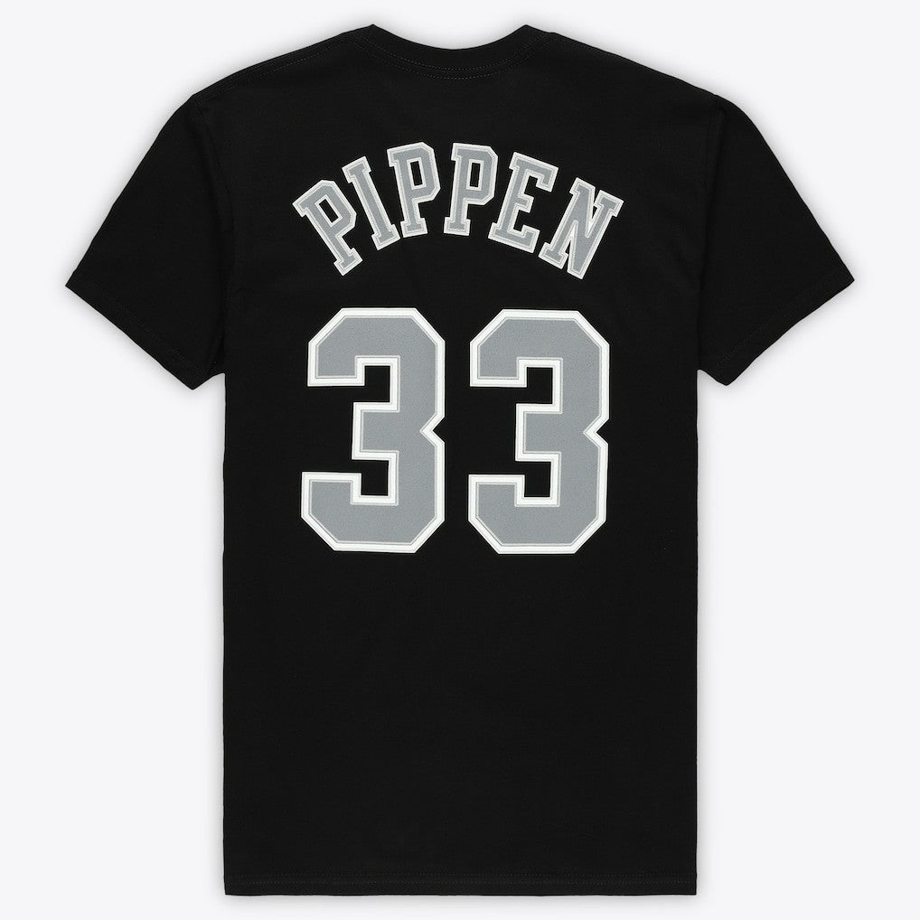 Scottie Pippen Chicago Bulls Unisex Hardwood Classics Reload 3.0 T-Shirt Black - NBA