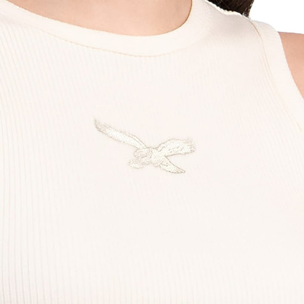 Philadelphia Eagles Starter Women's Travel Pastels Cropped Tank Cream | NFL